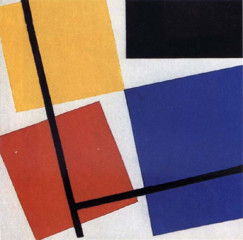 Theo van Doesburg Simultaneous Counter Composition Sweden oil painting art